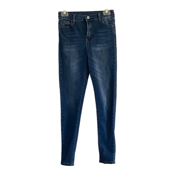 3/$15 Shein Women's Small Blue Denim Skinny Jeans - Picture 1 of 8